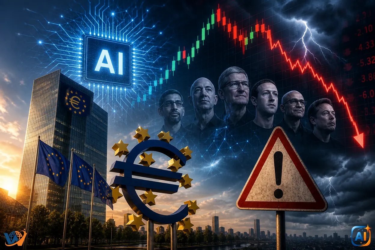Economiști BCE avertizează: boomul AI poate zdruncina bursele