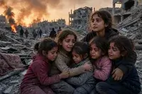 Un bebeluș ucis în Gaza, alte șase fete au rămas orfane