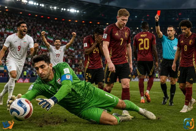 Belgia, blocată de Iran la Mondial