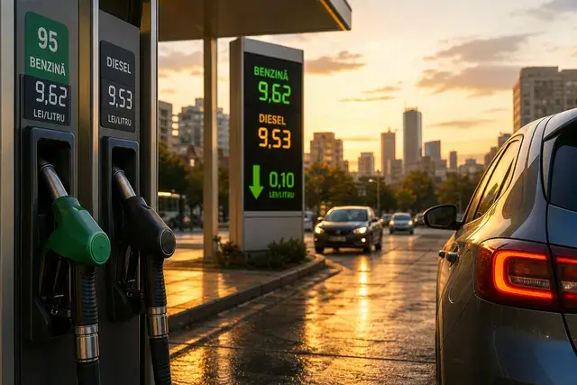 Benzina bate motorina: diferența se strânge