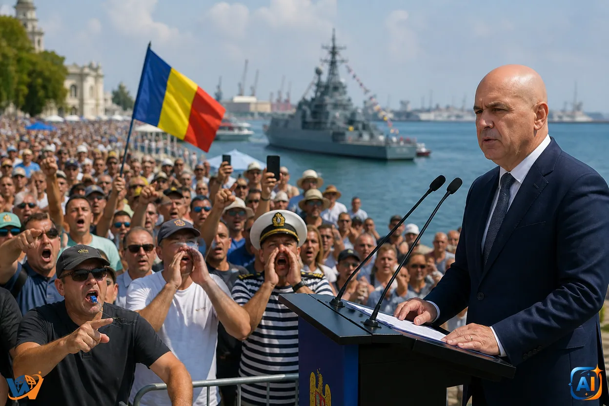 Bolojan, huiduit de Ziua Marinei. Ce i-a strigat mulțimea
