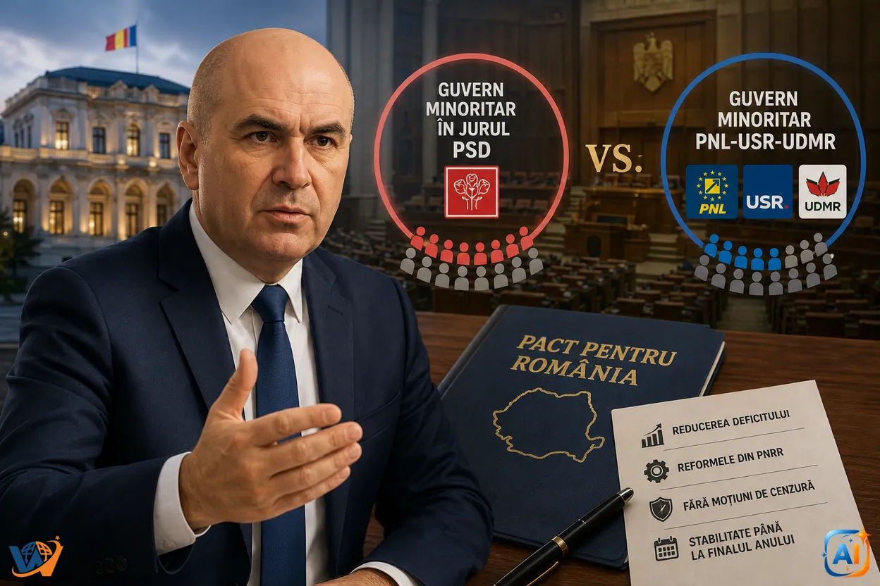 Bolojan pune pe masă două guverne minoritare