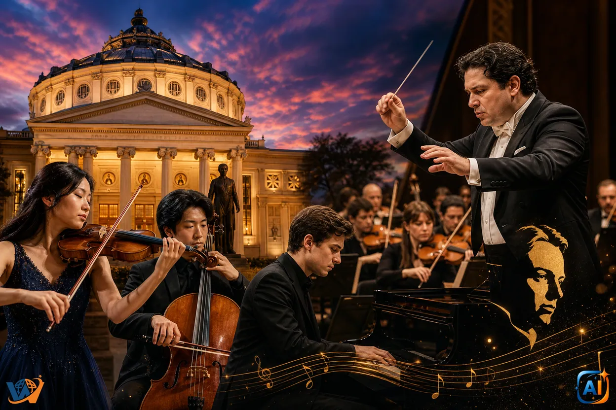 Bucureștiul intră azi în febra Concursului George Enescu
