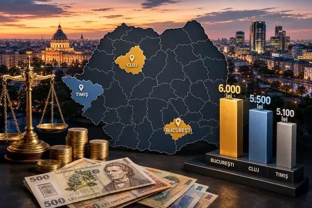 Bucureștiul rămâne lider la salarii