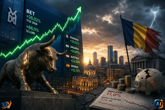 Bursa românească sfidează criza politică