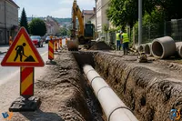 Canalizarea de pe C.A. Rosetti, la 50%. Termenul rămâne neclar