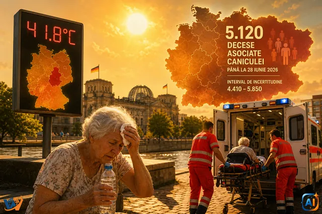Canicula ucide în Germania: peste 5.000 de decese