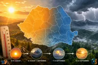 WoW Pulse Meteo: Canicula cedează, dar septembrie rămâne mai cald decât normal