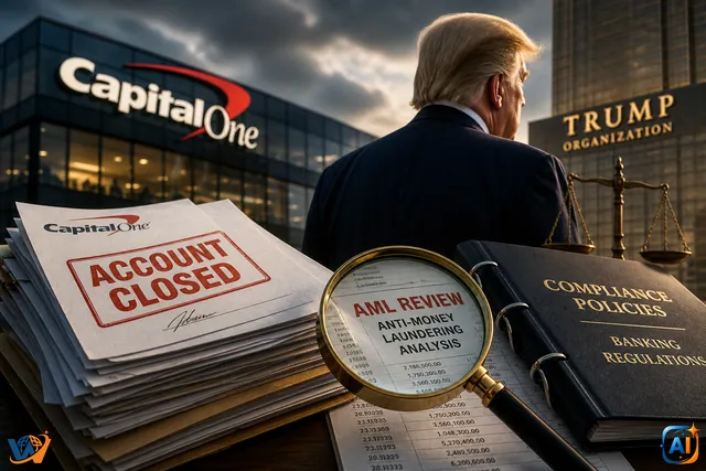 Capital One dezvăluie motivul închiderii conturilor familiei Trump
