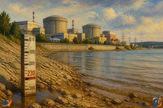 Cernavodă: Unitatea 2 se oprește controlat din cauza Dunării