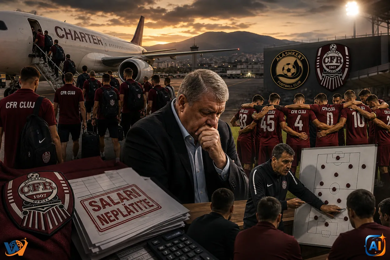 CFR Cluj joacă în Armenia pe fondul crizei: demisie, restanțe și deplasare salvată în ultimul moment