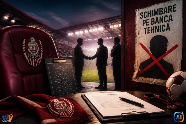 CFR Cluj caută din nou antrenor. Negocierile intră în linie dreaptă