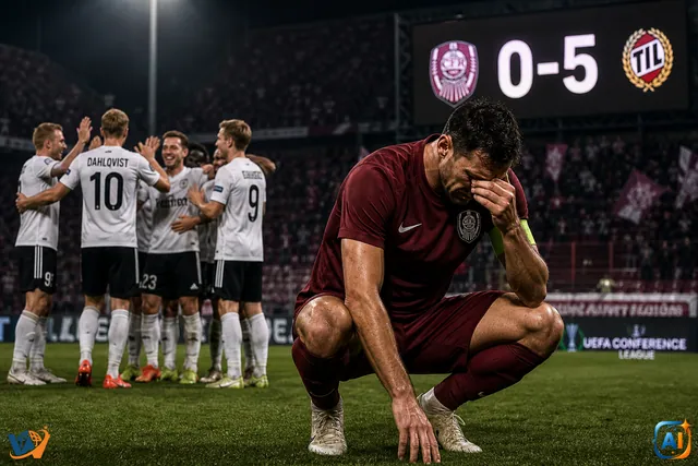CFR, zdrobită în Gruia: 0-5 cu Tromsø. Varga începe curățenia