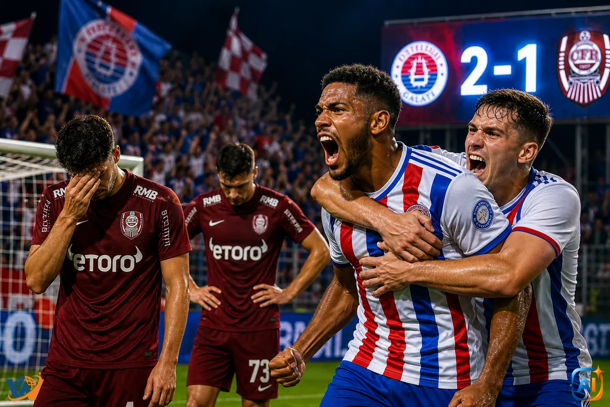CFR Cluj începe cu stângul noul sezon. Înfrângere la Galați