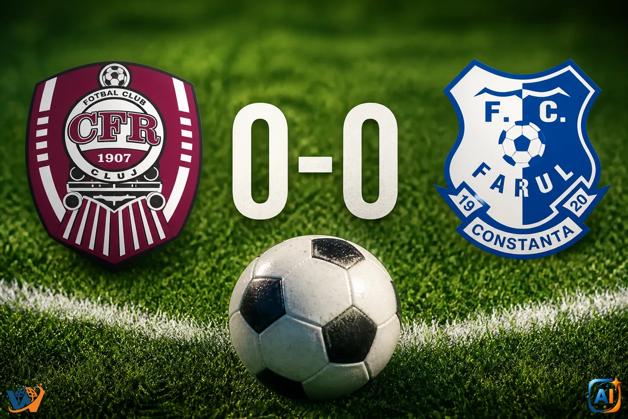 CFR se oprește la 0-0. Șumudică promite schimbări