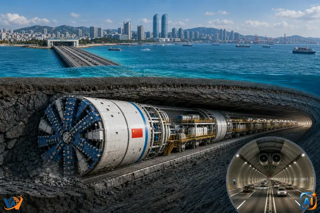 China sapă cel mai lung tunel rutier submarin din lume