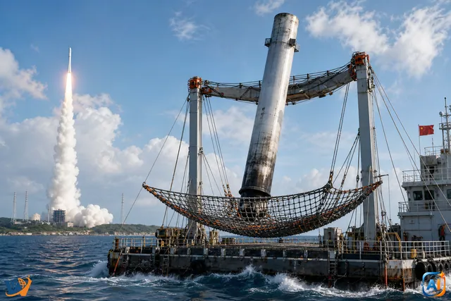 China intră în cursa rachetelor reutilizabile, a recuperat pentru prima dată un propulsor orbital