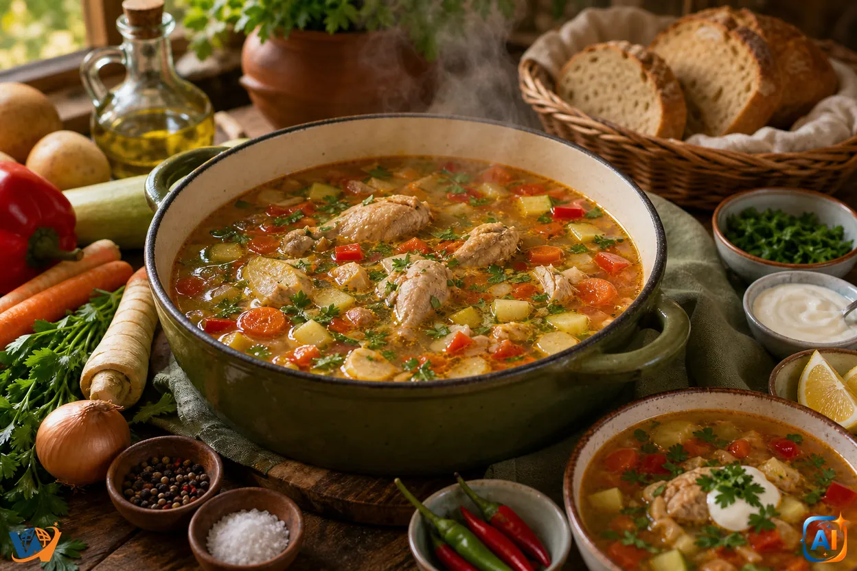 AI Pulse Gastro: Ciorbă de legume cu pui
