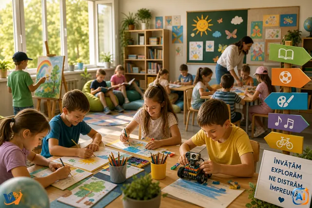 Program pilot de vară pentru elevii din Cluj