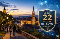 Clujul, locul 22 mondial la siguranță în 2026