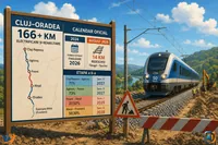 Cluj–Oradea: termen 2026 pentru 166 km, lucrări până în 2029