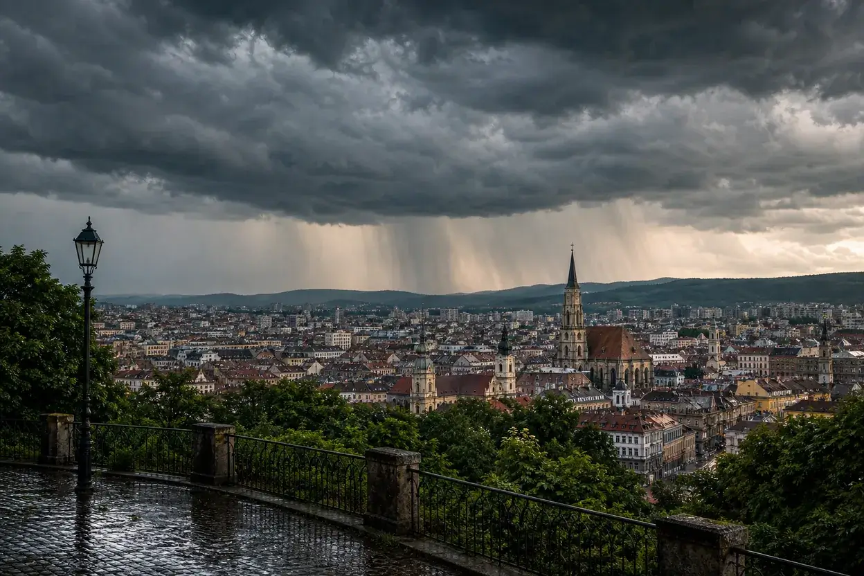 Cod galben de furtuni în Cluj