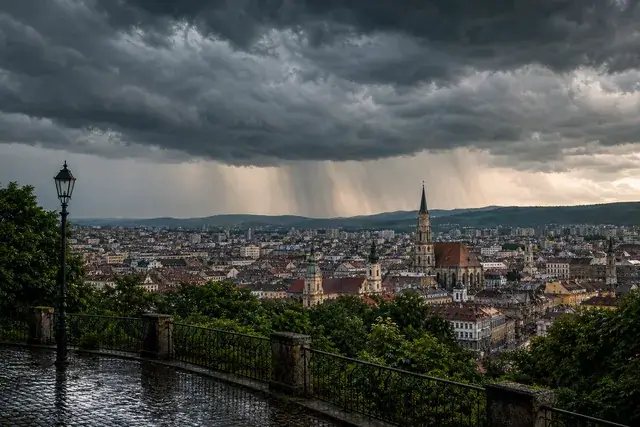 Cod galben de furtuni în Cluj