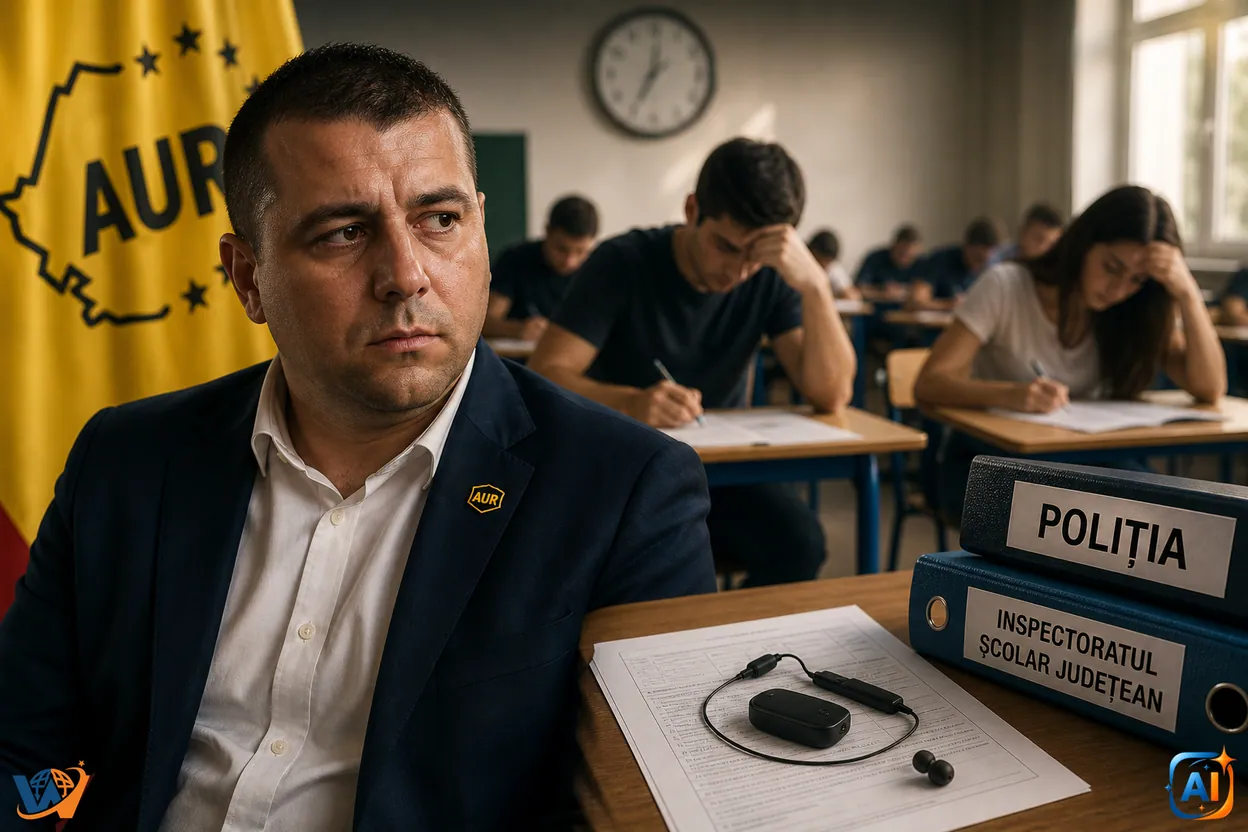 Consilier local AUR, cercetat după suspiciuni de fraudă la Bacalaureat