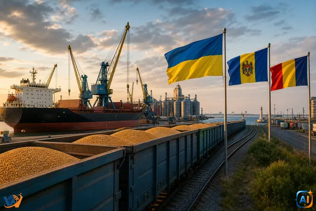 Constanța revine în prima linie a exporturilor Ucrainei