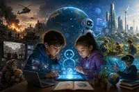 Copiii care se nasc într-o lume cu războaie și inteligență artificială