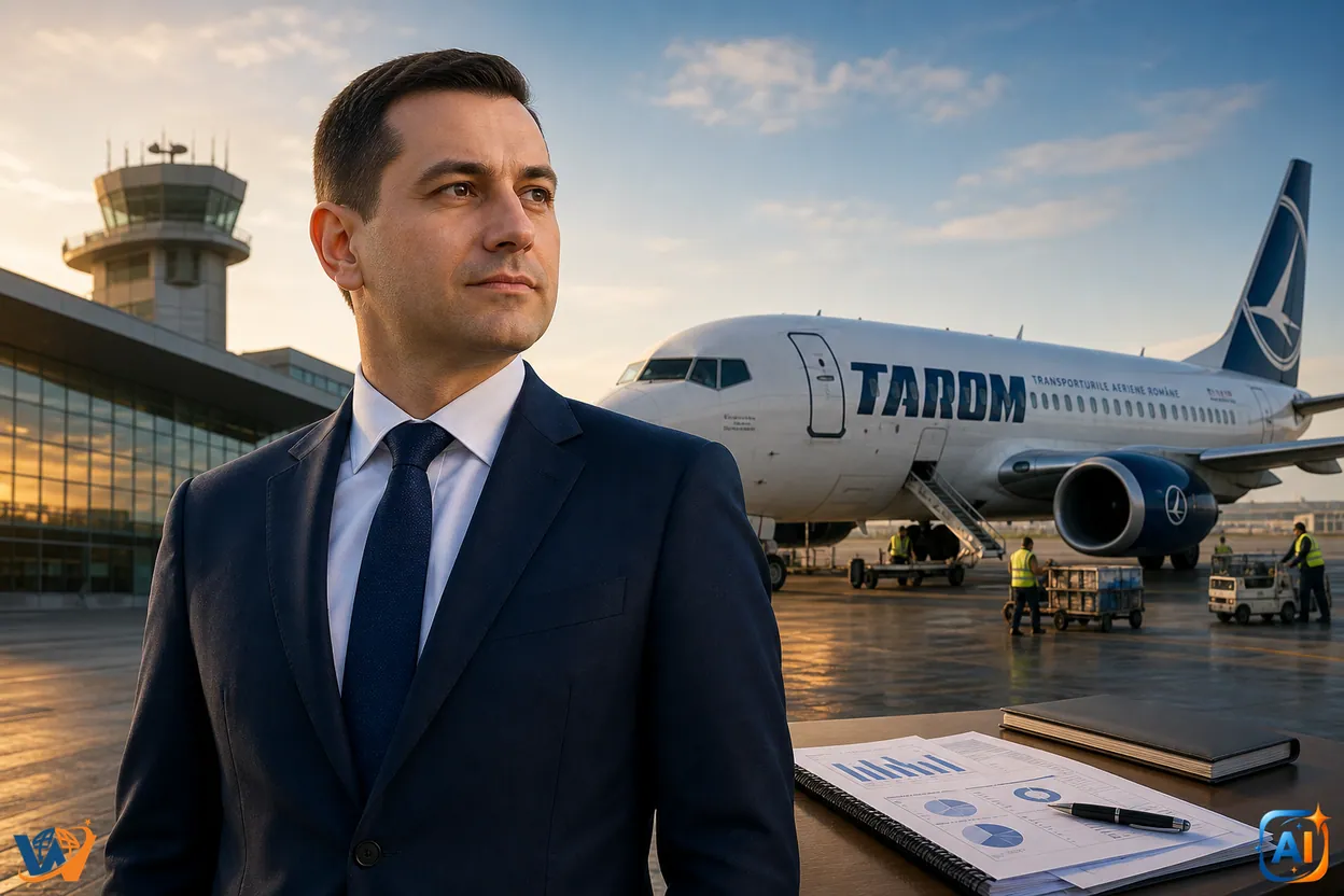 Cristian Anghel preia conducerea interimară a TAROM dupǎ revocarea lui Bogdan Costaș