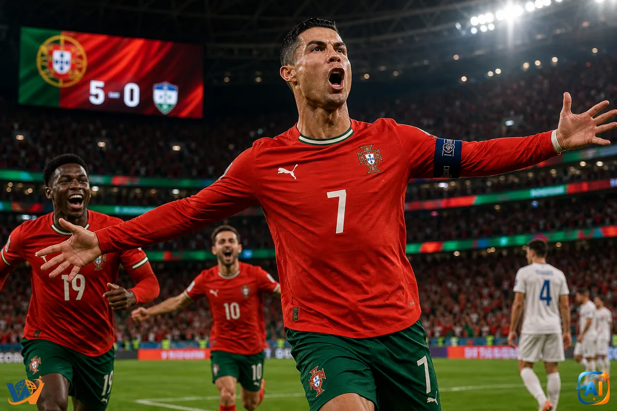 Cristiano Ronaldo intră în istorie la Mondial