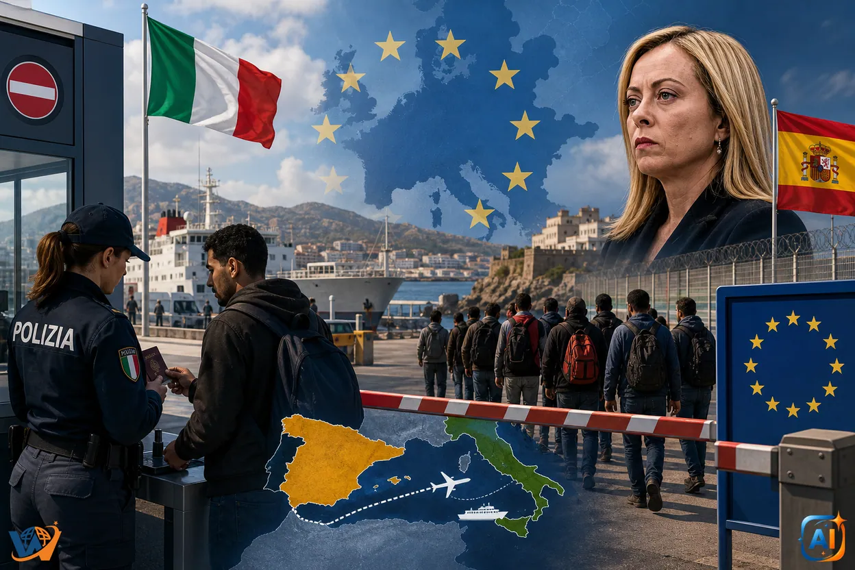 Criza din Ceuta fracturează Schengen. Italia sancționează Spania