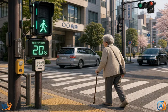 Semafoarele inteligente din Japonia: tehnologia care oferă mai mult timp persoanelor în vârstă