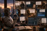 AI Pulse Satirǎ: Cum vede AI-ul „imediatul” omului