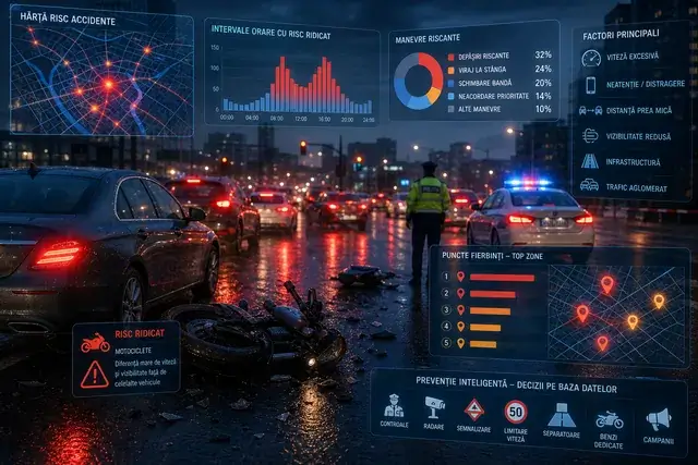 Cum vede AI valul de accidente: nu e ghinion, e tipar