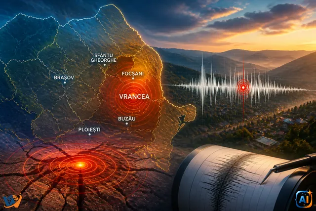 Cutremur de 4,4 în Vrancea, în această dimineață