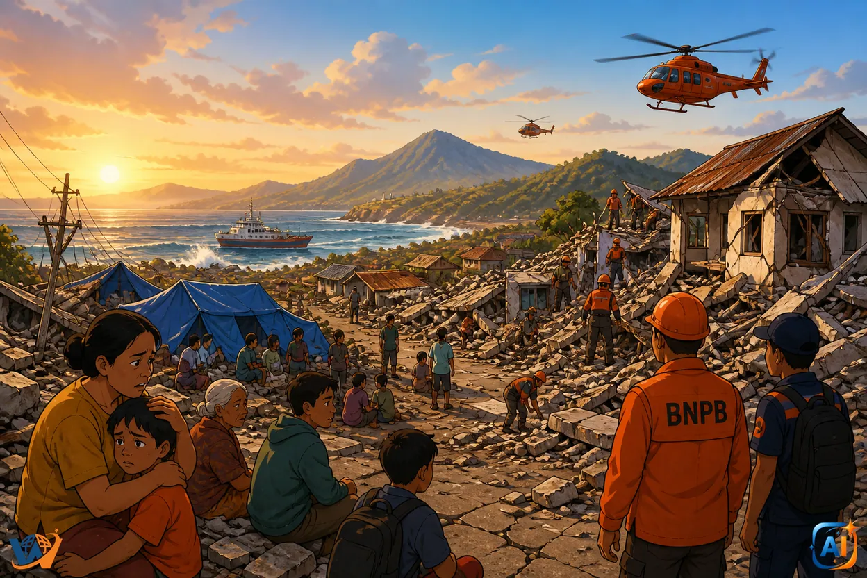 Cutremur de 7,7 în Indonezia: cel puțin 38 de morți