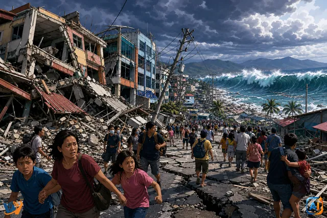 Cutremur major în Filipine. Alertă de tsunami și victime după seismul de 7,8