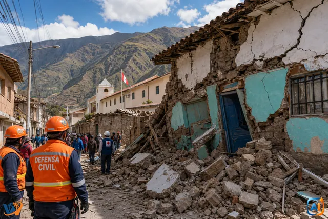 Cutremur puternic în Peru: doi răniți și zeci de clădiri afectate