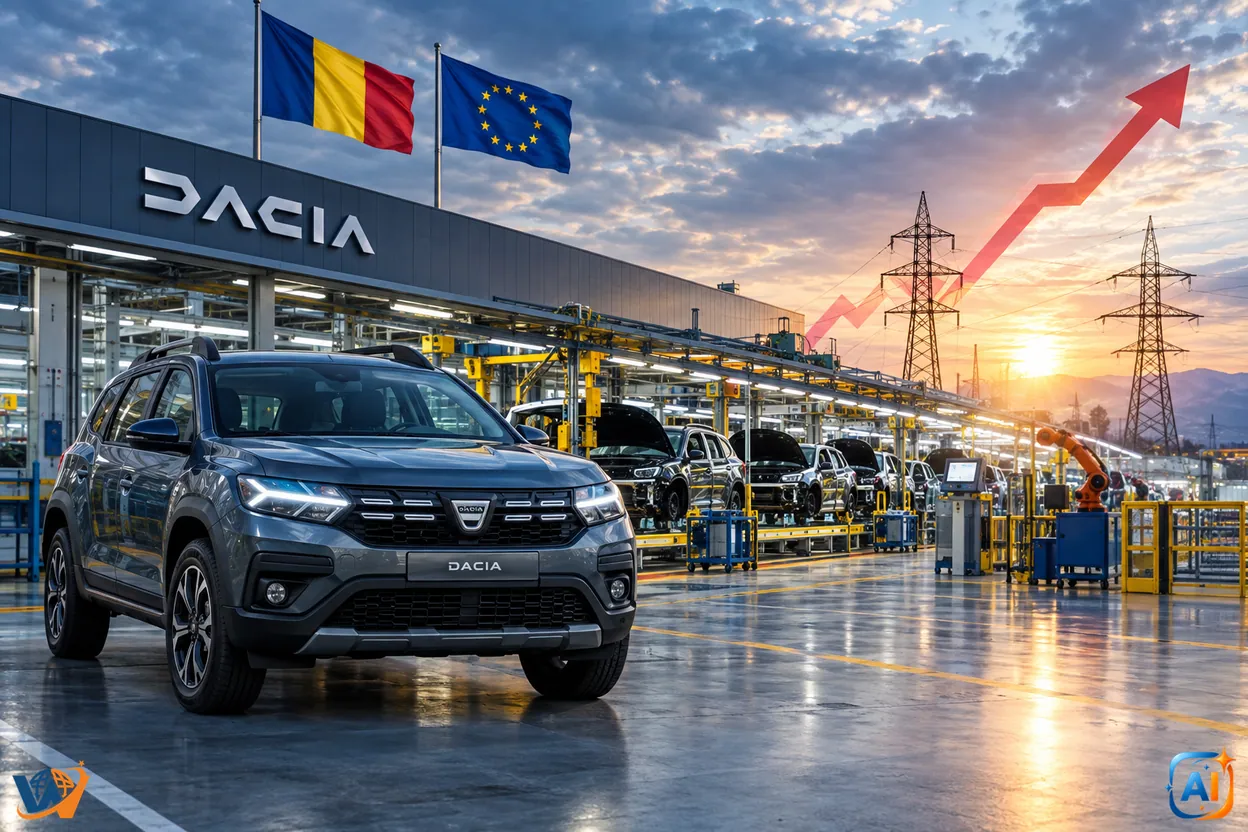 Șeful Dacia avertizează: România e pe locul 6 în Europa, dar costurile apasă producția