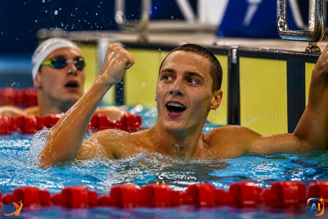 David Popovici câștigă al treilea aur european la 100 m liber