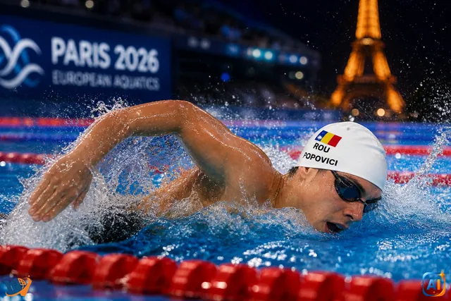 David Popovici, în finala de 200 m liber la Europene