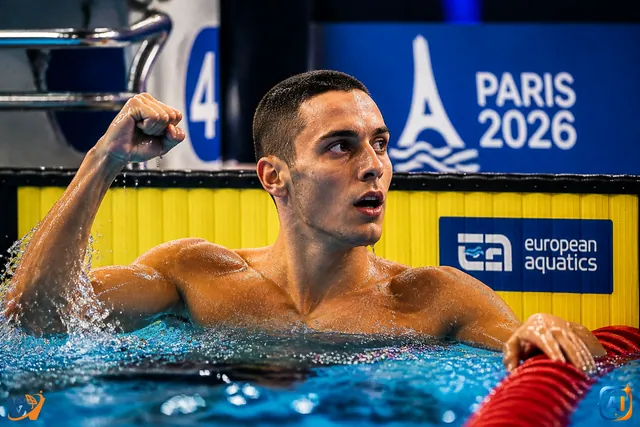 David Popovici, record al competiției la Europene