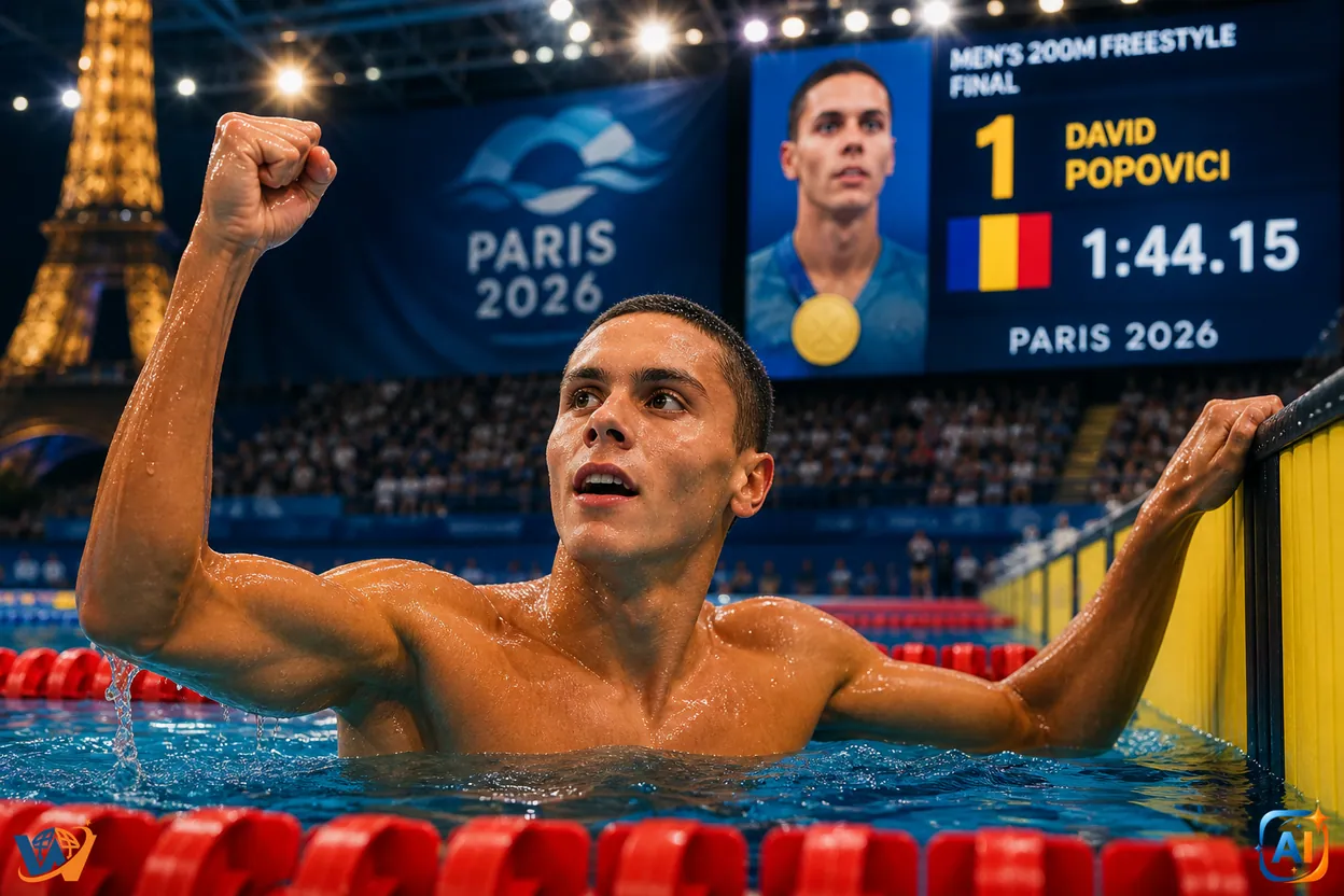 David Popovici scrie istorie: aur european și la 200 m liber