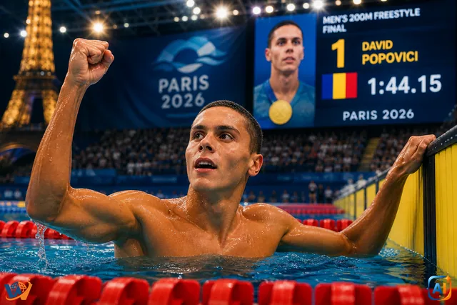 David Popovici scrie istorie: aur european și la 200 m liber