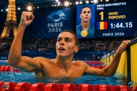 David Popovici scrie istorie: aur european și la 200 m liber