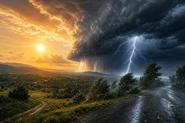 De ce vremea sare de la căldură la furtuni