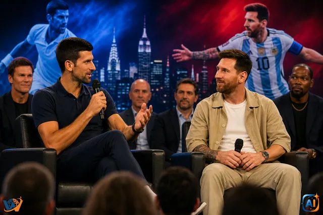 Djokovic l-a întrebat pe Messi cum învinge presiunea. Răspunsul argentinianului a impresionat întreaga sală