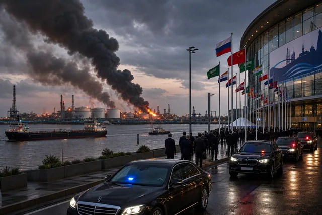 Drone ucrainene lovesc St. Petersburg la forumul lui Putin
